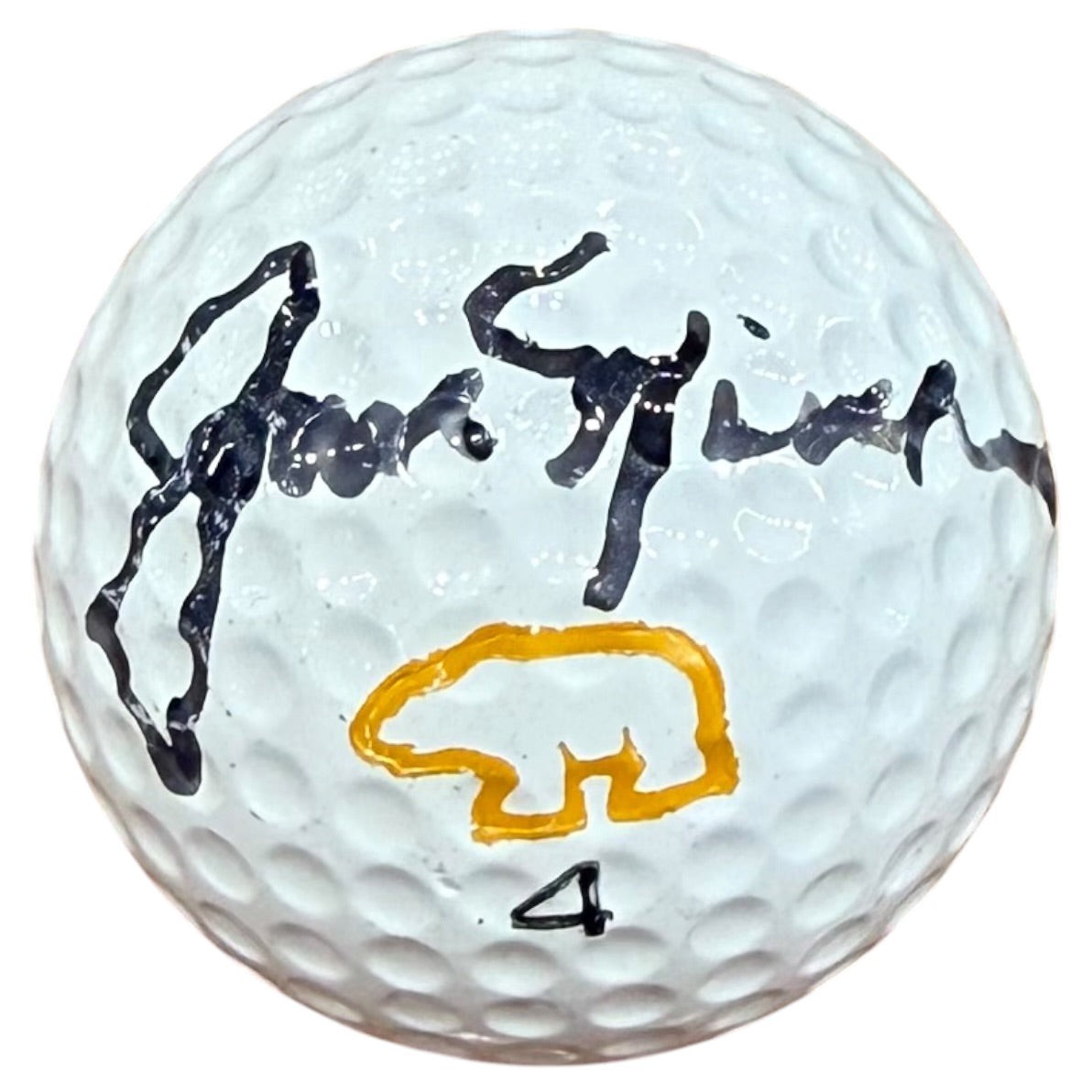 Jack Nicklaus Autographed (Nicklaus Logo) Golf Ball - JSA