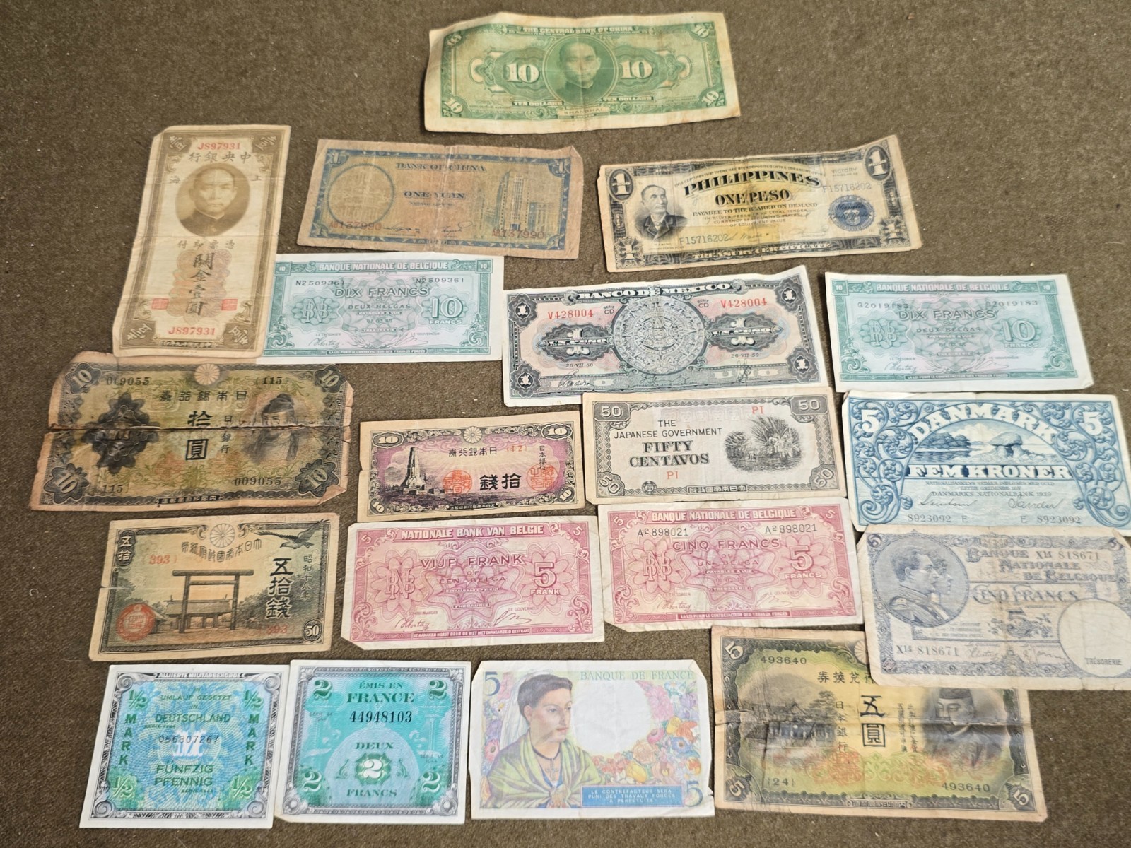 WWII - Pre WWII - Cold War Currency SEE DESC WWII - Pre WWII - Cold War Currency SEE DESC
