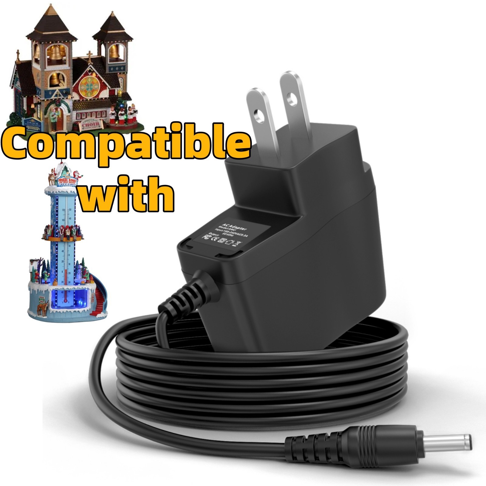 Adapter for Lemax Christmas Village Accessory 25859 24958 25860 4.5V