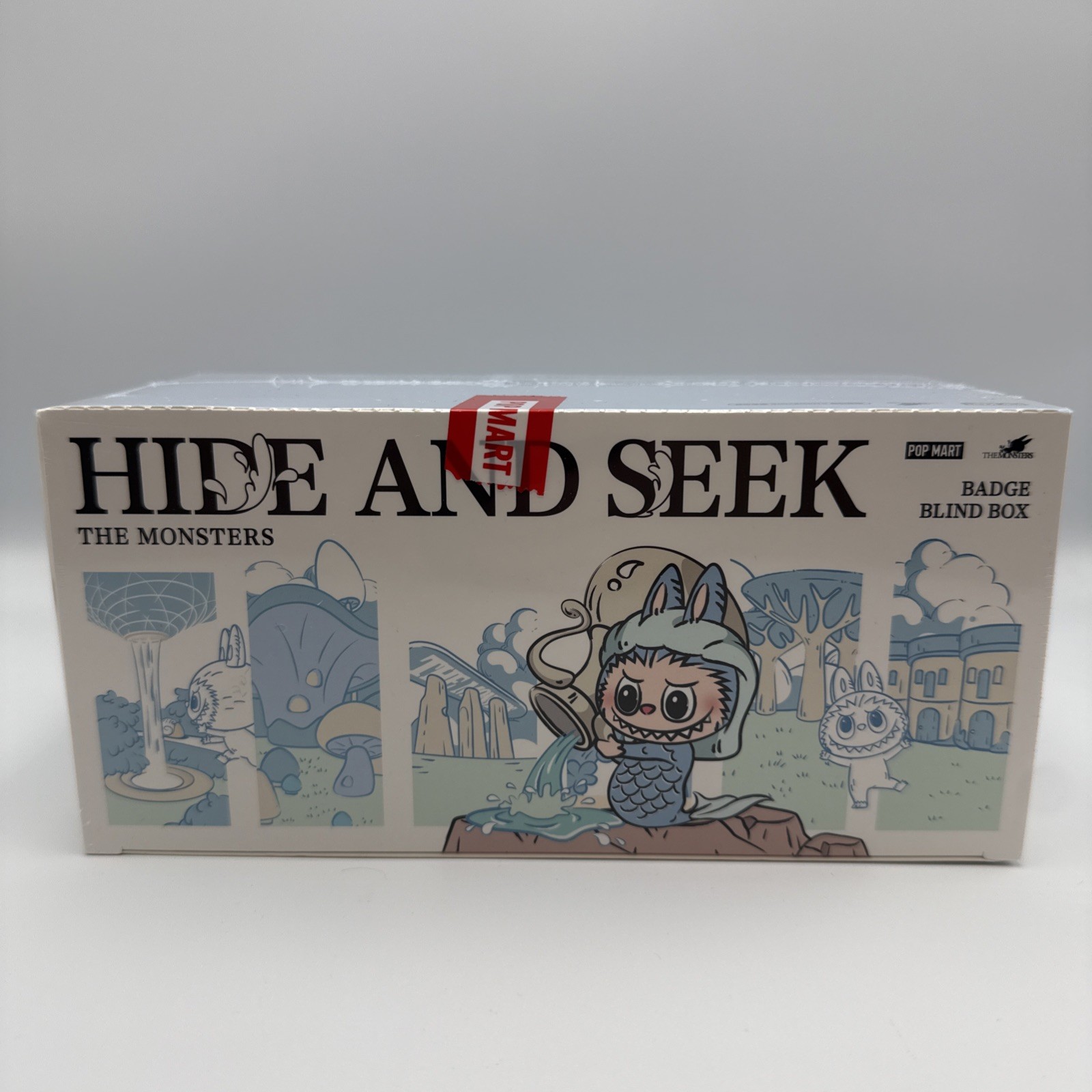 POP MART LABUBU The Monsters Hide and Seek Badge Blind Box Sealed Singapore 