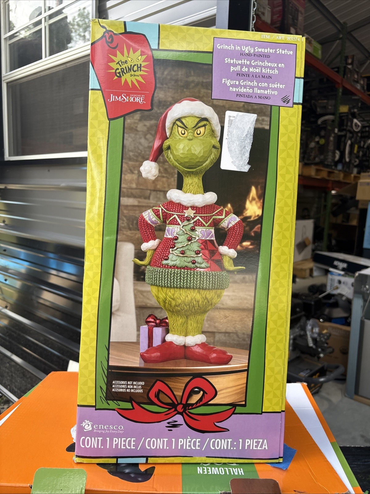 Jim Shore Dr Seuss Grinch Ugly Christmas Sweater 20.2\ Jim Shore Dr Seuss Grinch Ugly Christmas Sweater 20.2\