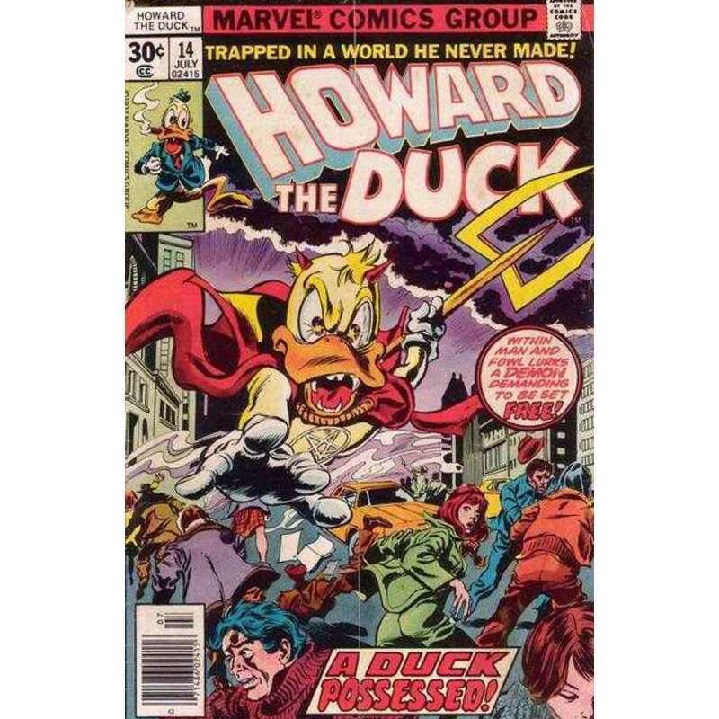 Howard the Duck #14 1976 series Marvel comics VF Full description below [z~