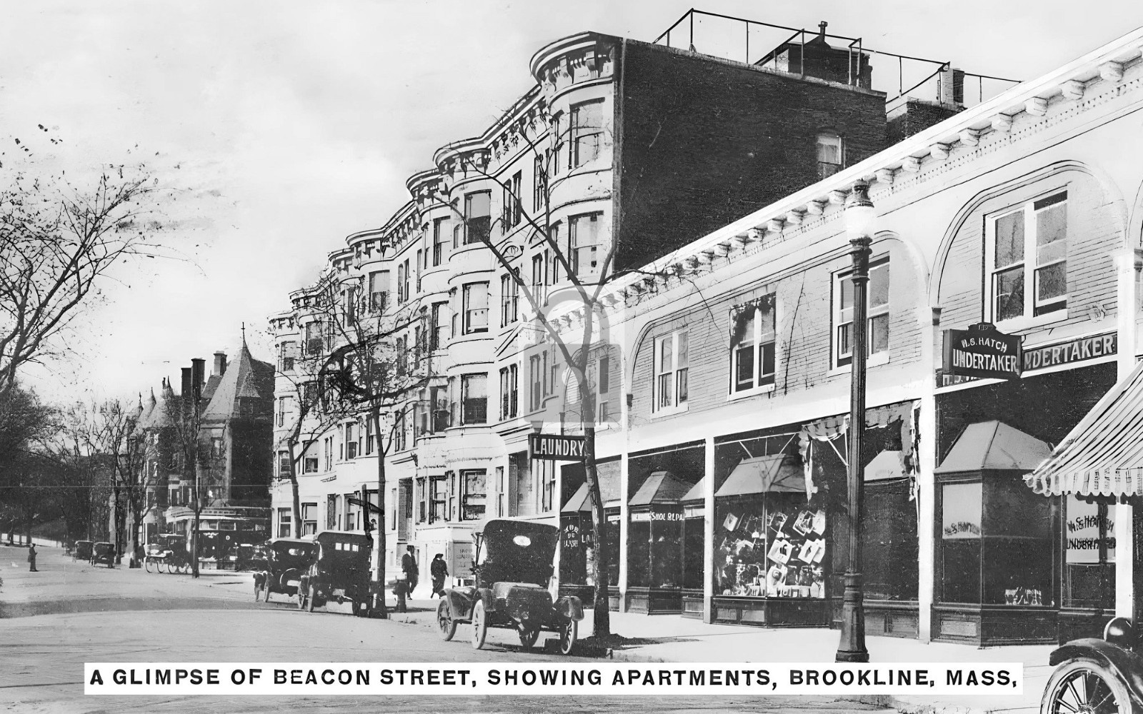 Beacon Street Apartments Brookline Massachusetts MA - Reprint