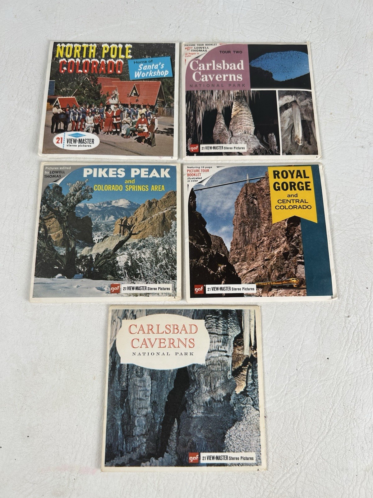 Lot Of 5 View-Master Vintage Slides