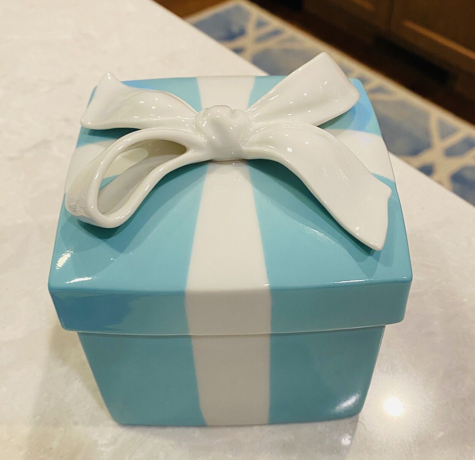 Tiffany & Co Porcelain Trinket Box 