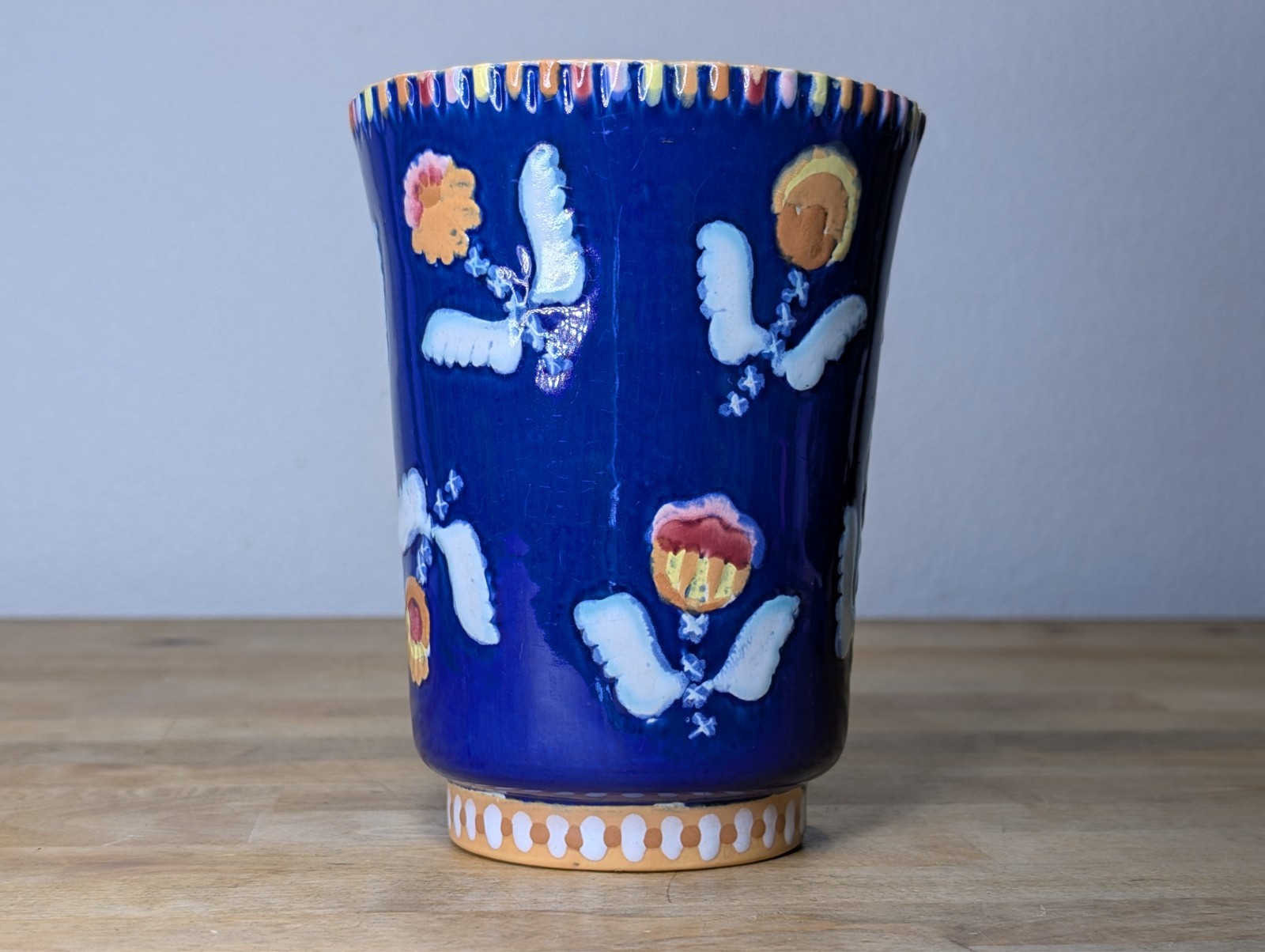Rare Vintage Boch Freres Keramis Gres Art Vase - Ernest D'Hossche D3087 Art Deco