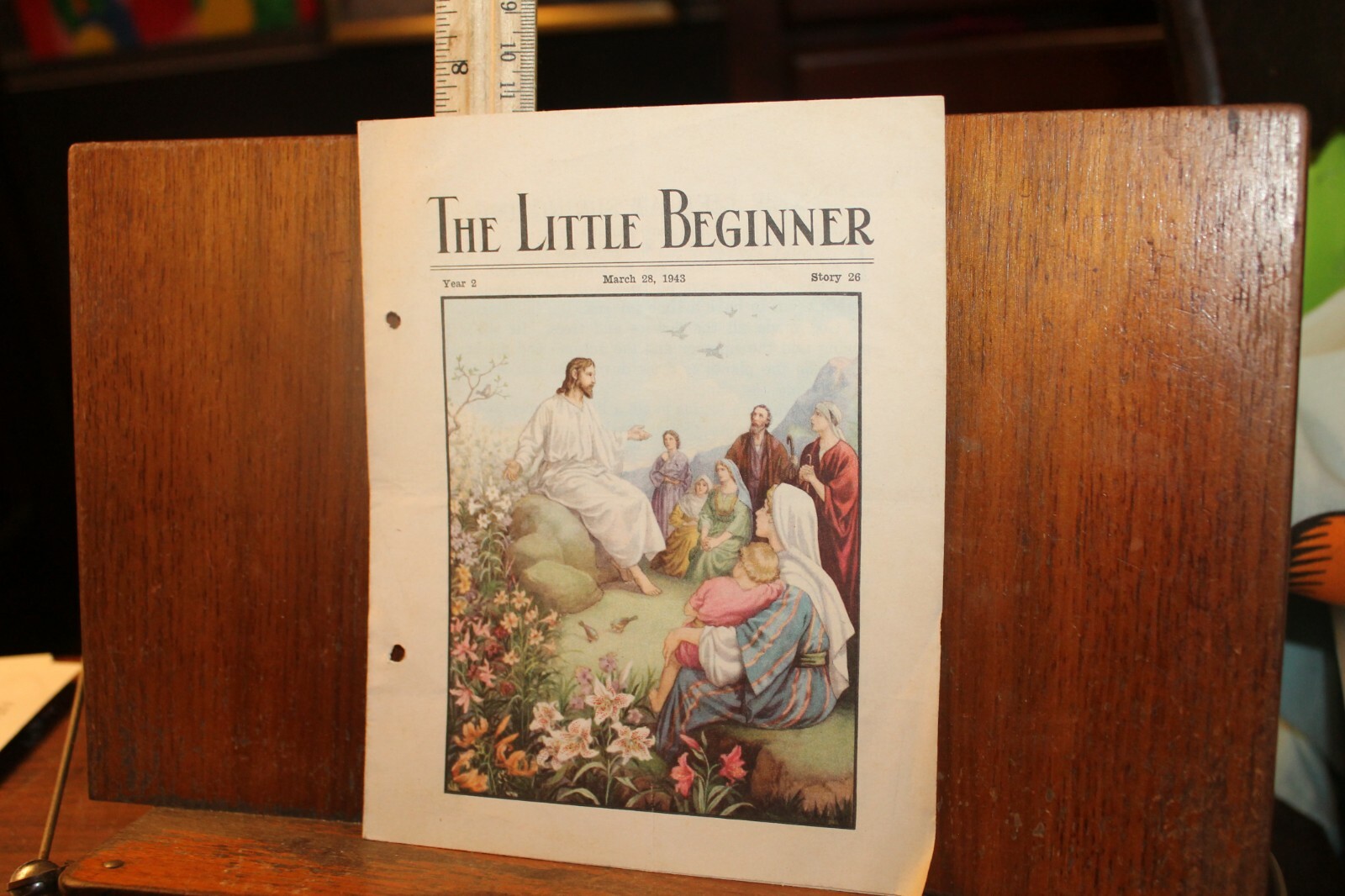 Vintage Sunday School Weekly The Little Beginner March 28 1943 Vintage Sunday School Weekly The Little Beginner March 28 1943