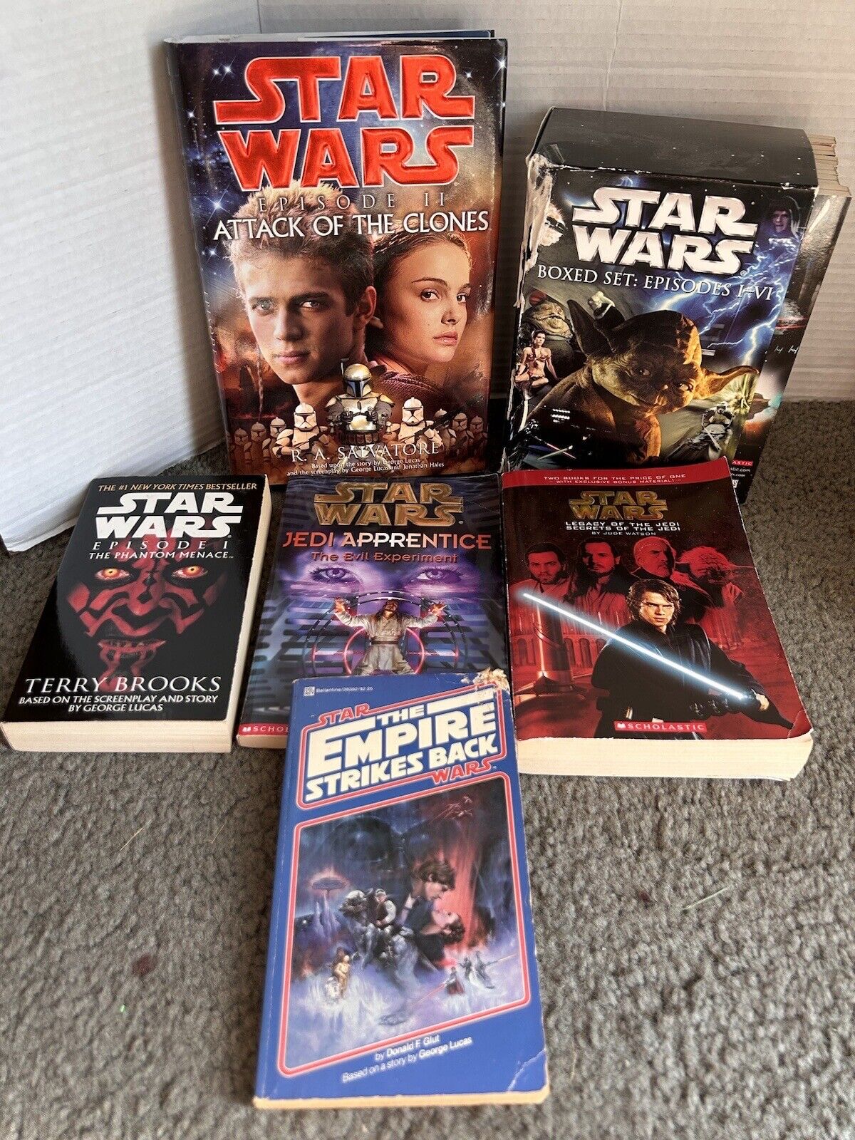 VTG Star Wars Book Lot Of 11 Scholastics And More