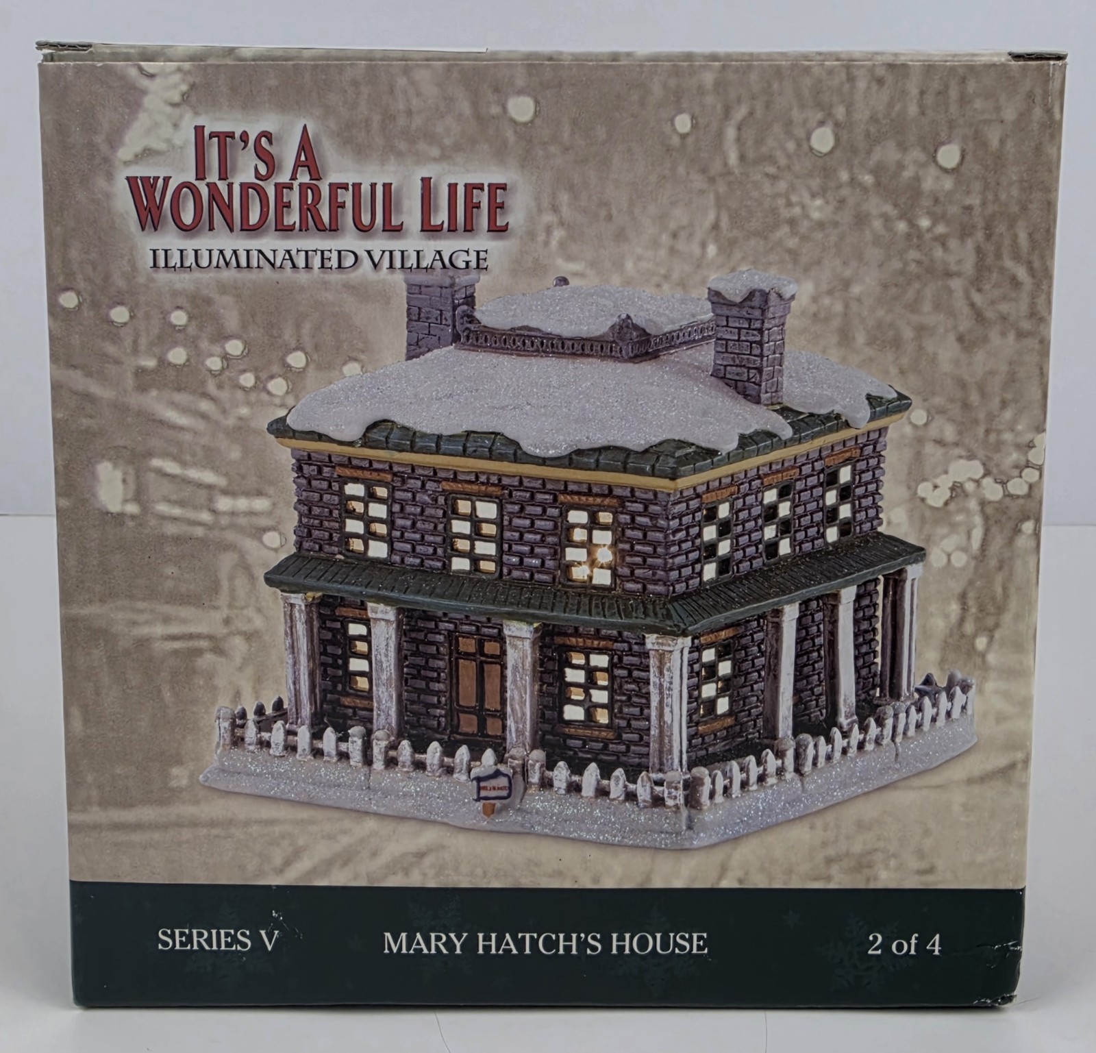 Enesco It's A Wonderful Life Illuminated Village Series V Mary Hatch's House New