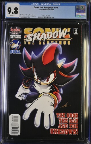 Sonic the Hedgehog #146 2005 Archie Publications CGC 9.8 Shadow cover