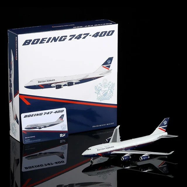 HX Models 1:400 Boeing 747‑400 British Airways Landor G-CIVC Ref: B616101