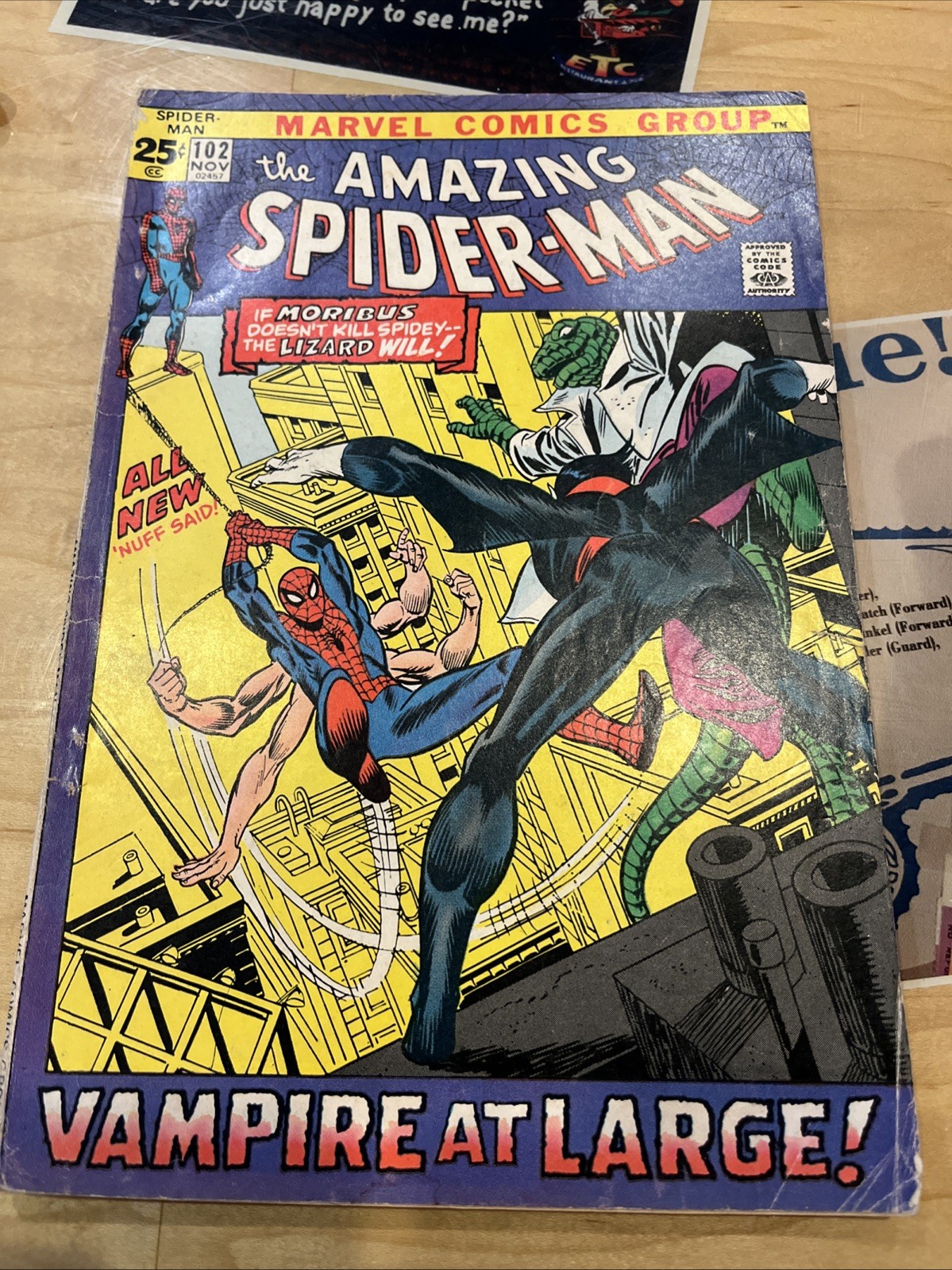 The Amazing Spider-Man #102 (Marvel Comics November 1971)
