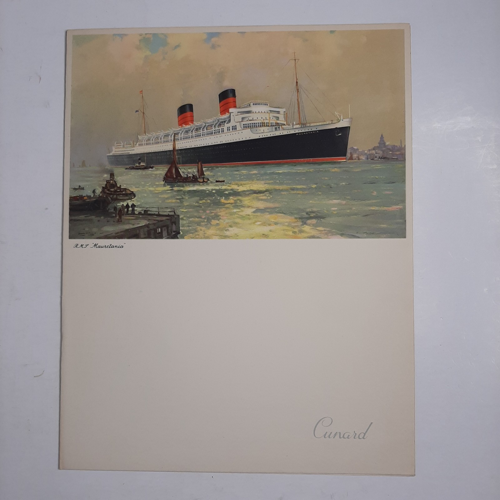 MBH64 Cunard Gala Dinner Menu Sept. 22, 1956 RMS \ MBH64 Cunard Gala Dinner Menu Sept. 22, 1956 RMS \