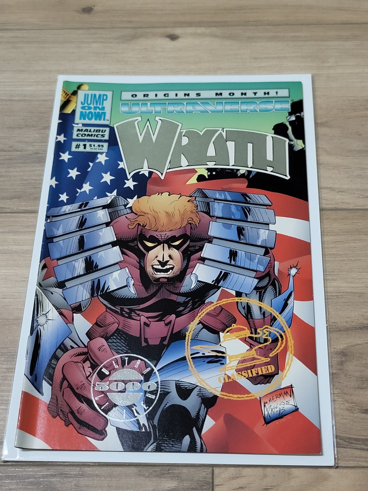 Malibu Comics 1994 Ultraverse One-Shot Variant Ultra Limited 5,000 LE Wrath
