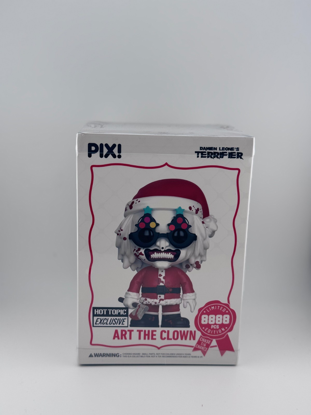 Thrilljoy PIX Terrifier Art the Clown Santa Hot Topic Exclusive LE 8888 Sealed