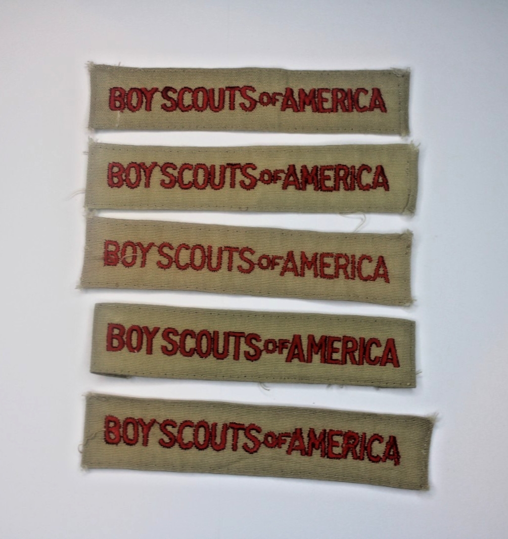 Uniform Program Strip Tan Lot Of 5 Boy Scouts of America BSA Patch