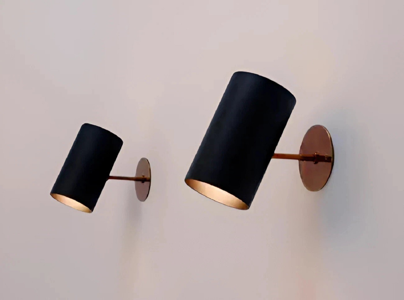 Italian Sputnik Wall Sconce Pair Mid Century Modern Brass Wall Light Fixture