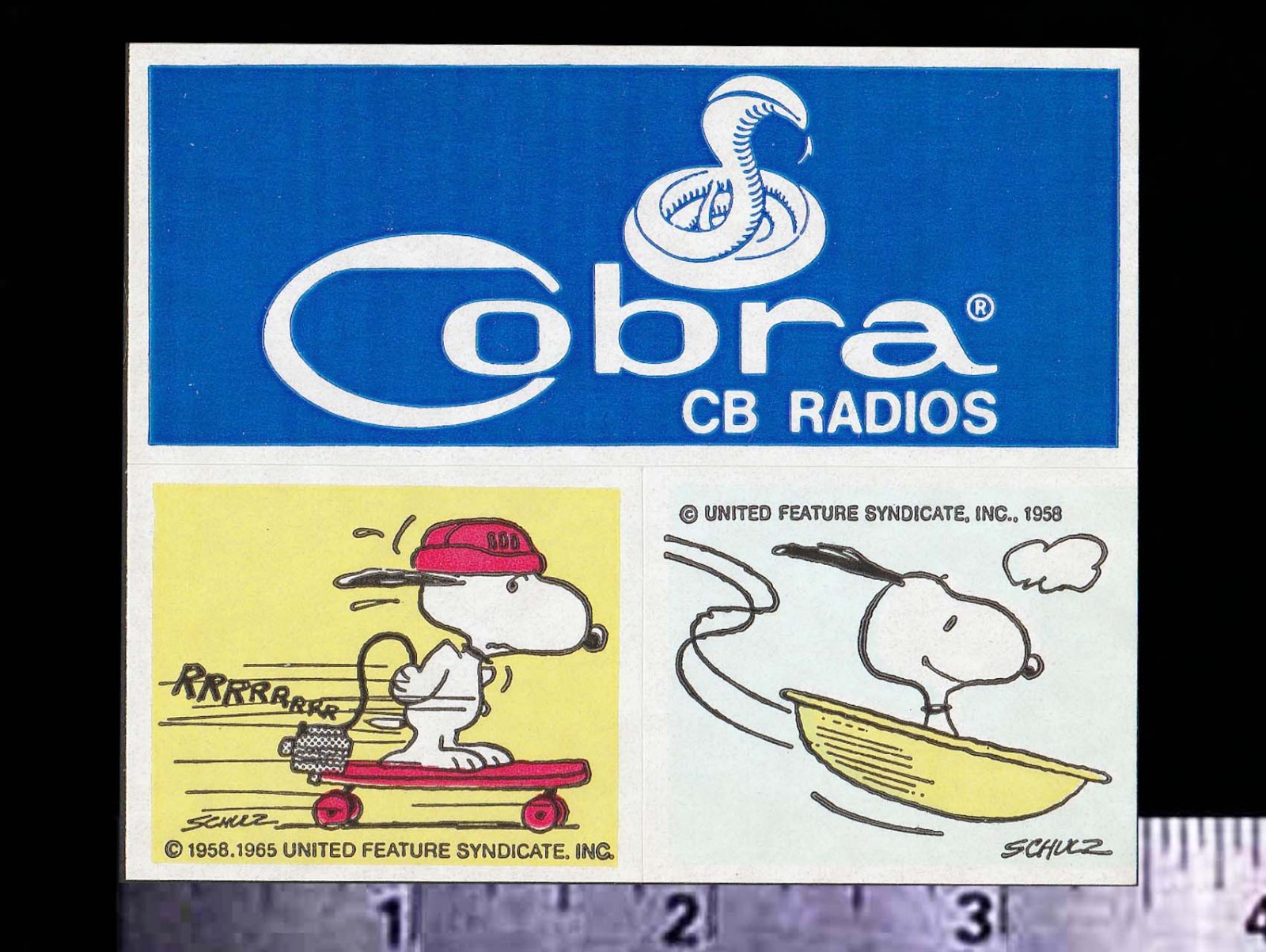 COBRA CB Radios - Original Vintage 1970's Racing Decals/Stickers COBRA CB Radios - Original Vintage 1970's Racing Decals/Stickers