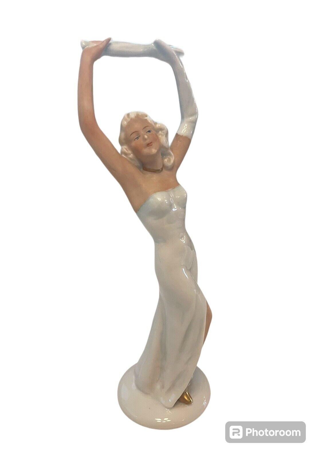 Heinz Schaubach-Unterweissbach-Porcelain Figure-Dancer-Rita Hayworth-Revue Girl