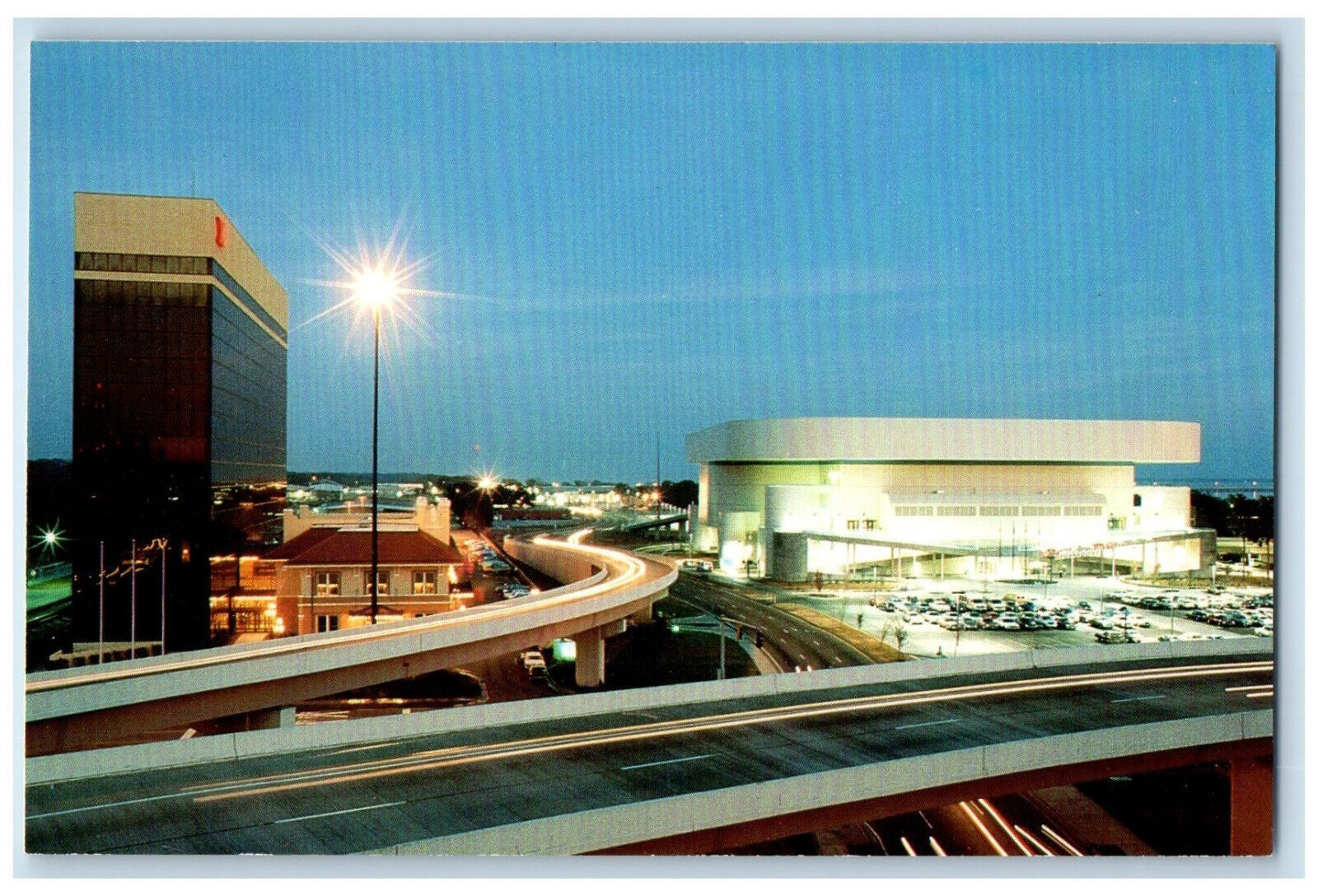 c1980’s The Pensacola Hilton, Next to Pensacola Civic Center Florida FL Postcard
