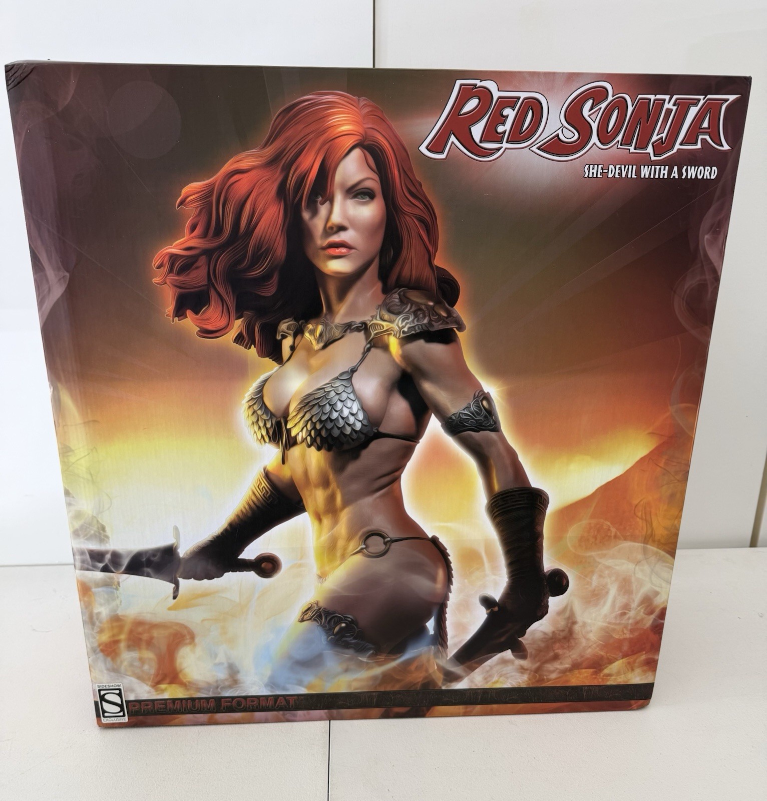 Red Sonja She-Devil With A Sword Sideshow Premium Format Statue 0638/1500