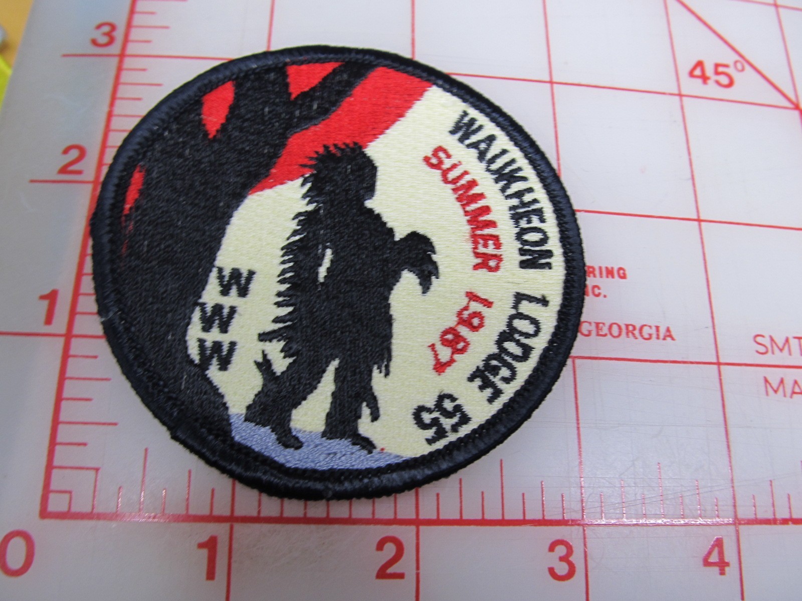 OA Lodge 55 WAUKHEON collectible eR1987 ? Summer patch (b40)