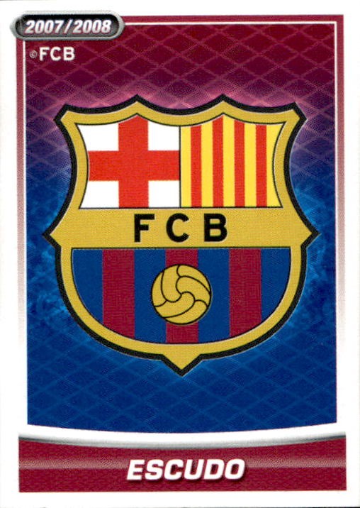 2007/08 Panini FC Barcelona #1 Shield Figure