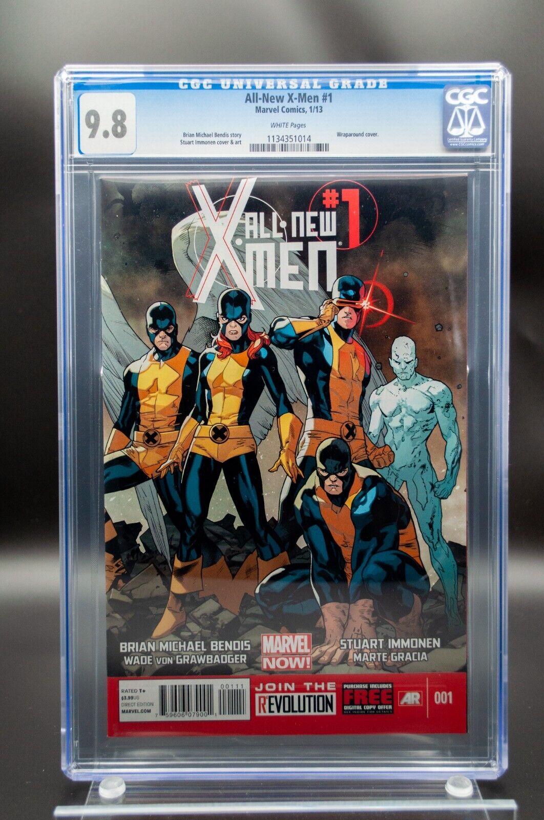 All-New X-Men #1 CGC 9.8 WP Marvel 2013 1st Eva Bell