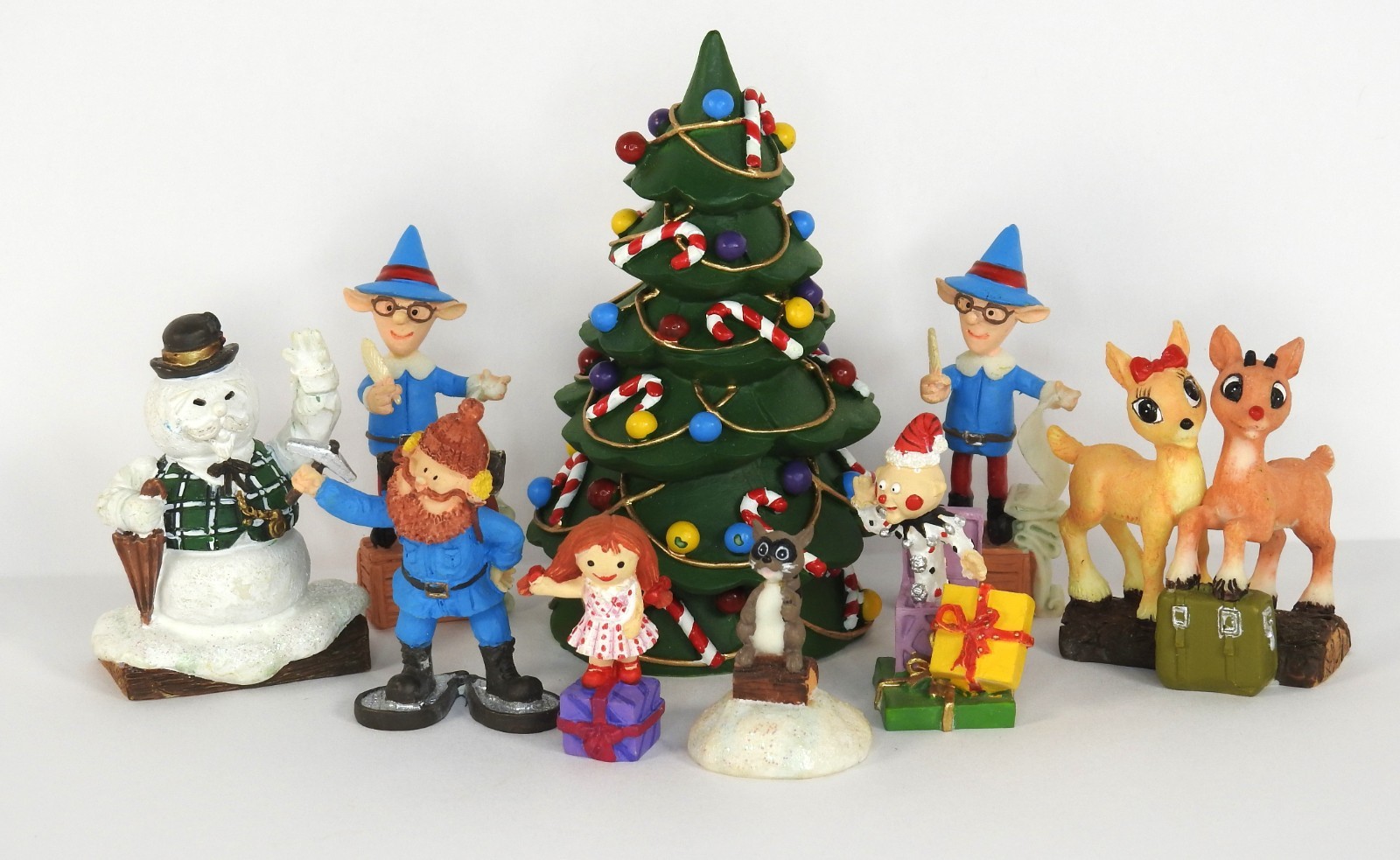 Vintage Hawthorne Village Rudolph Island of Misfit Toys Figurine Lot of 9 Enesco Vintage Hawthorne Village Rudolph Island of Misfit Toys Figurine Lot of 9 Enesco