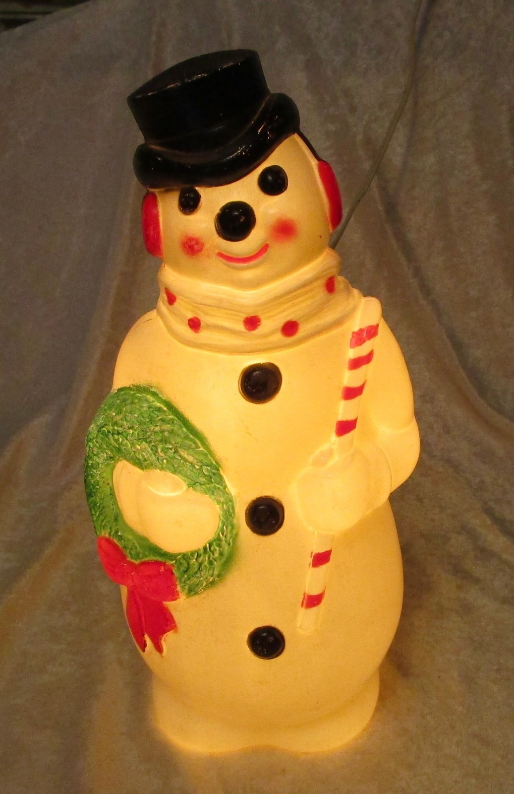 Snowman Blowmold - Vintage 1968 - Empire - Works