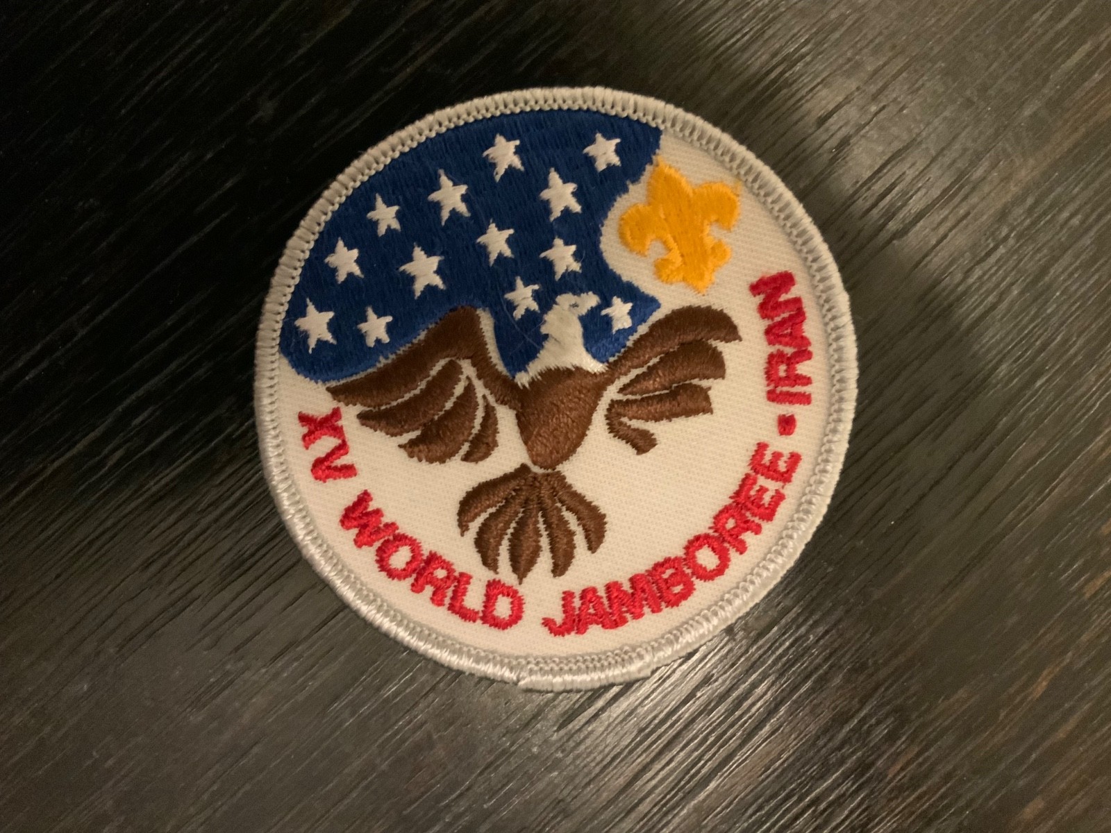 Boy Scout 1979 XV World Jamboree Iran - Never Held BSA Contingent Patch - New