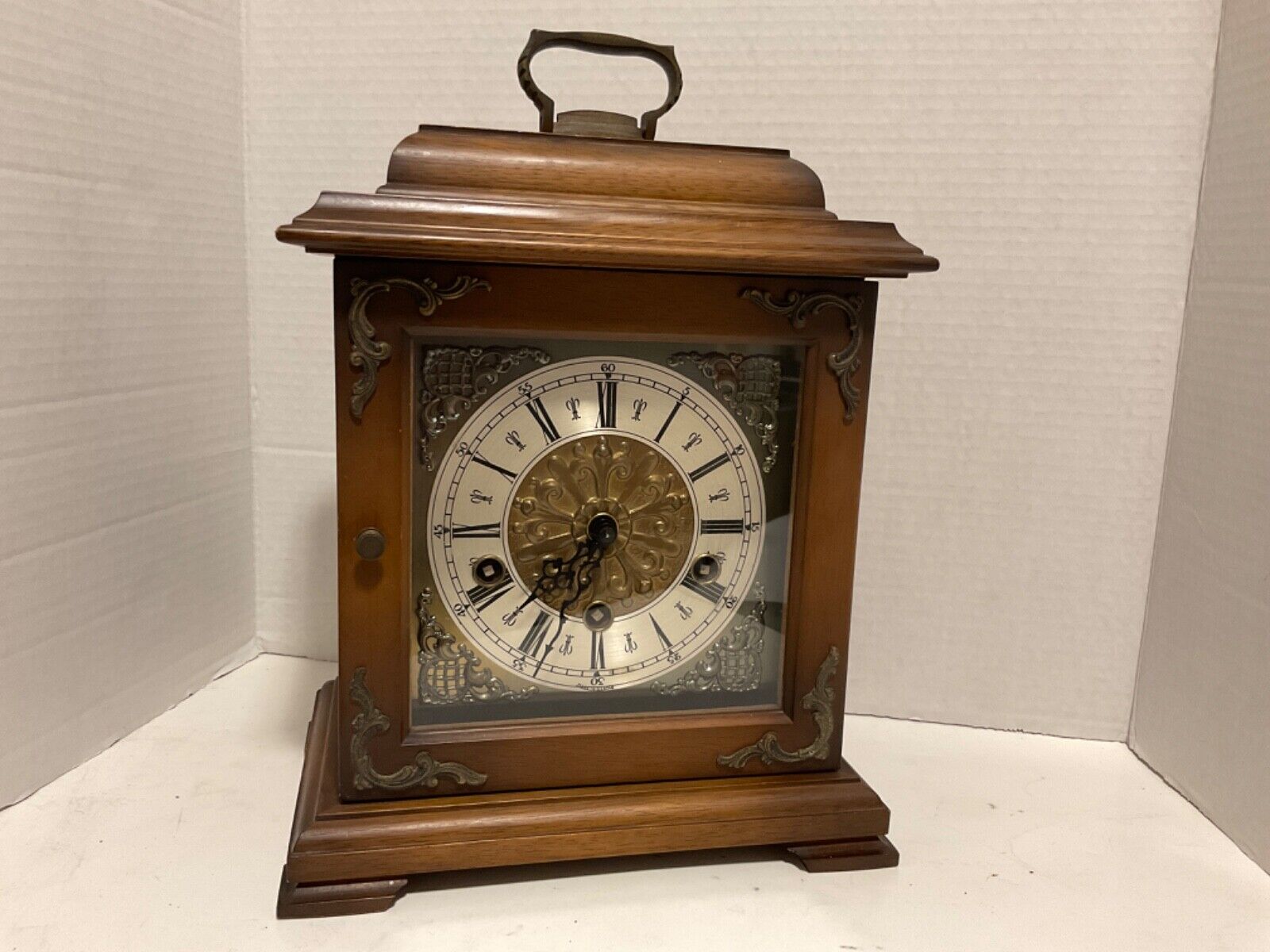 Vintage Urgus  (2) Jewel Chime Mantle Clock