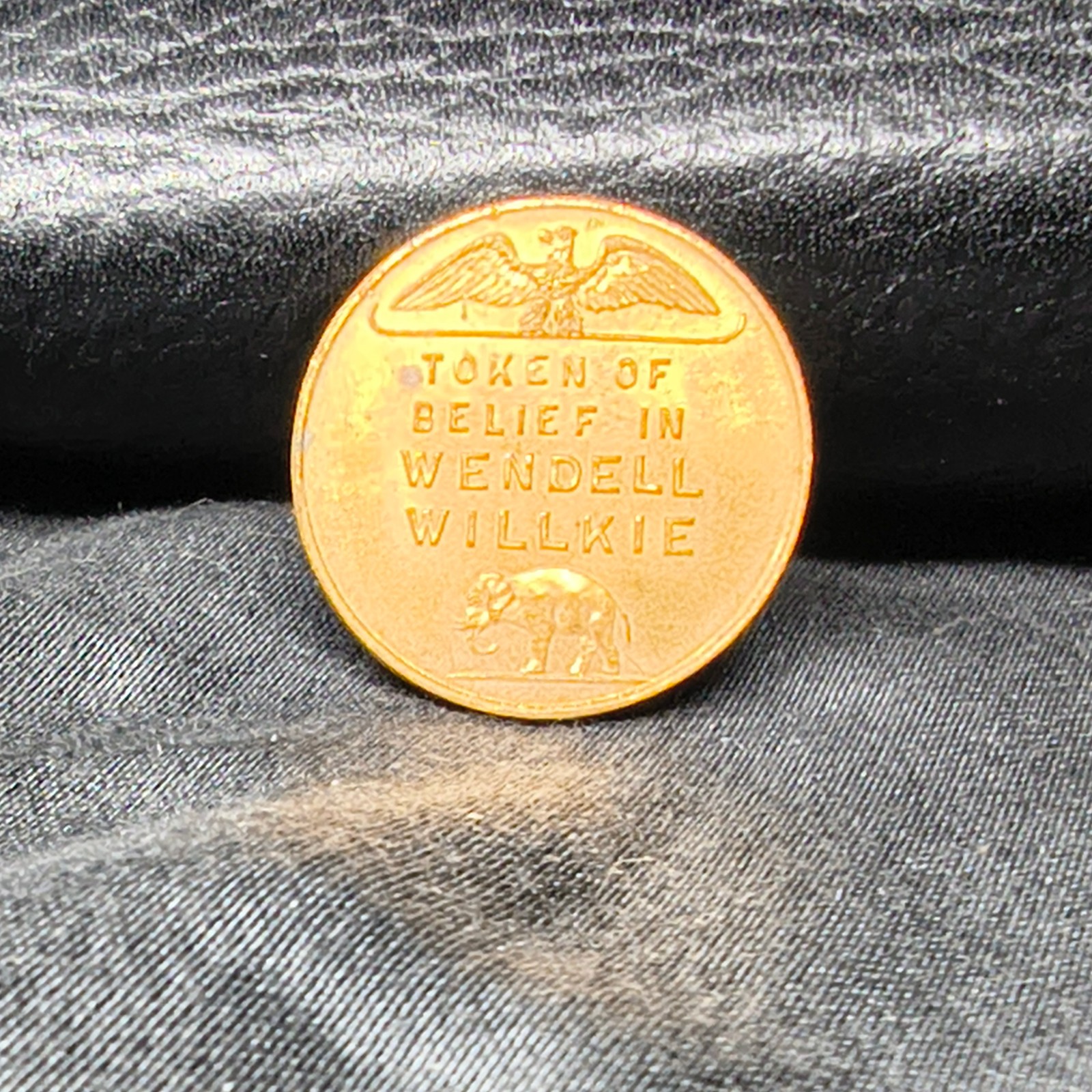1940 Wendell Willkie Campaign Token 