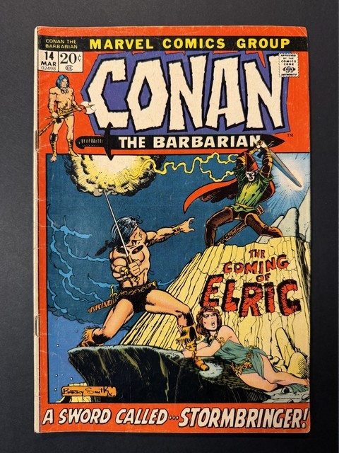 Conan The Barbarian #14 1972 KEY 1st App Elric Kulan Gath Cameo FN- 6.5 Conan The Barbarian #14 1972 KEY 1st App Elric Kulan Gath Cameo FN- 6.5