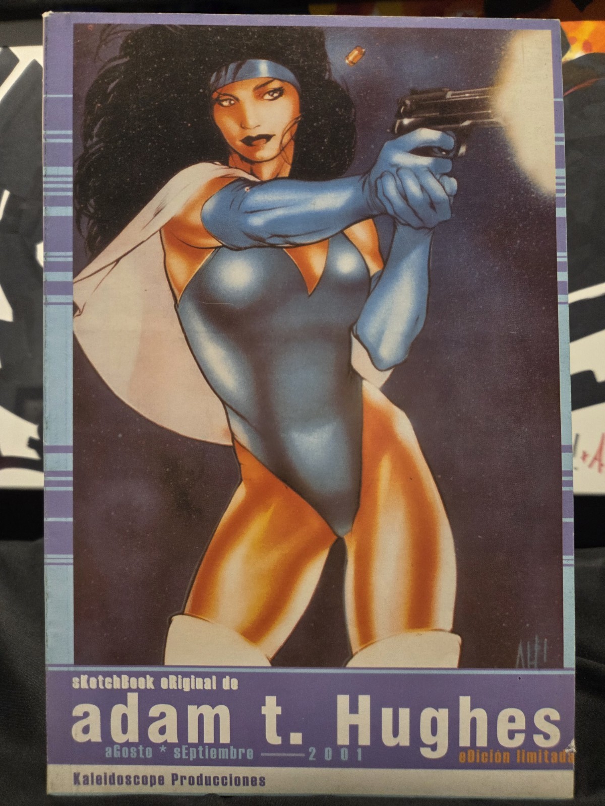 ADAM HUGHES RARE Spanish Sketchbook 2001 Unauthorized Kaleidoscope