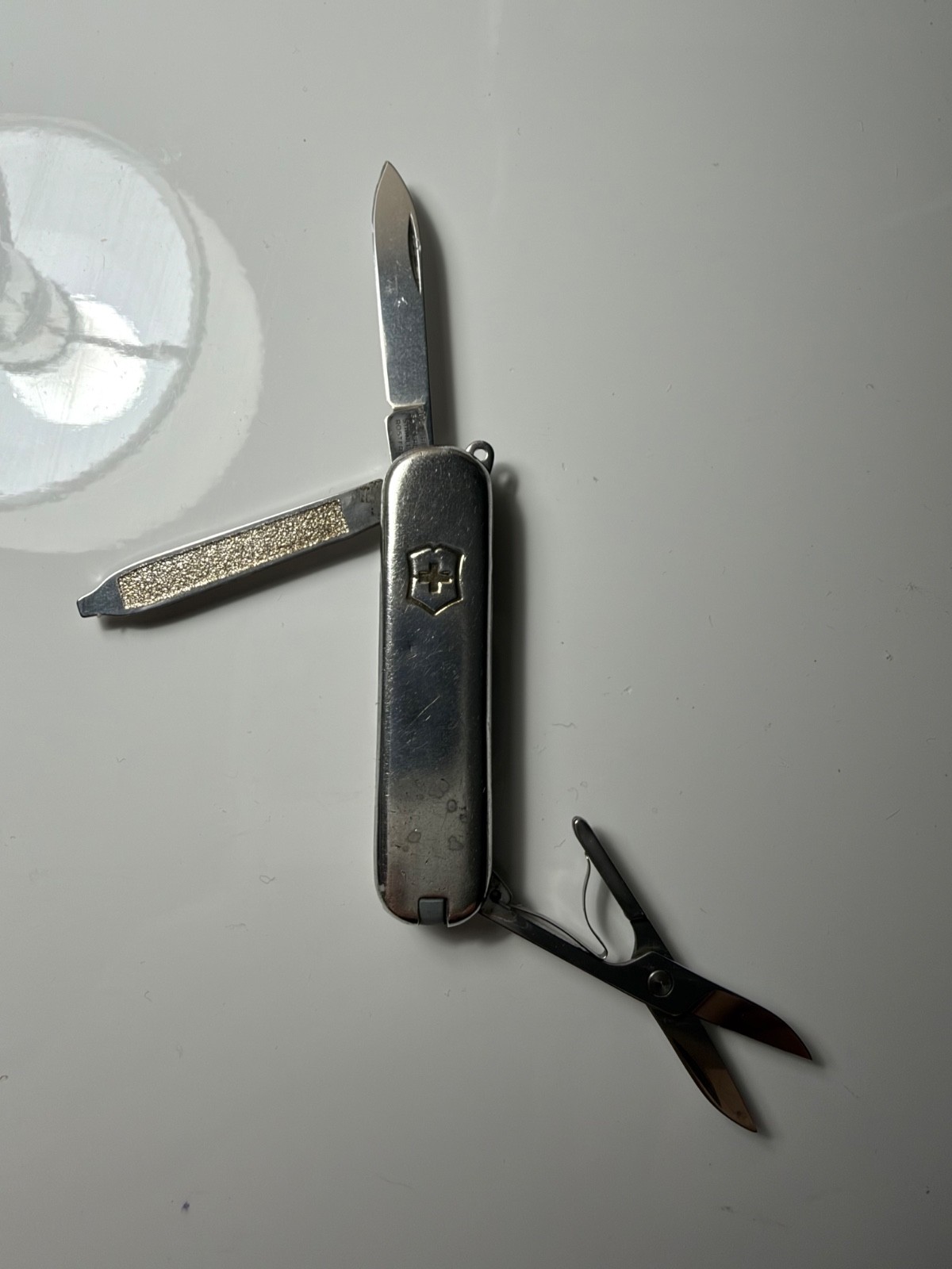 TIFFANY & CO VICTORINOX SWISS ARMY STERLING SILVER & GOLD 18K POCKET KNIFE