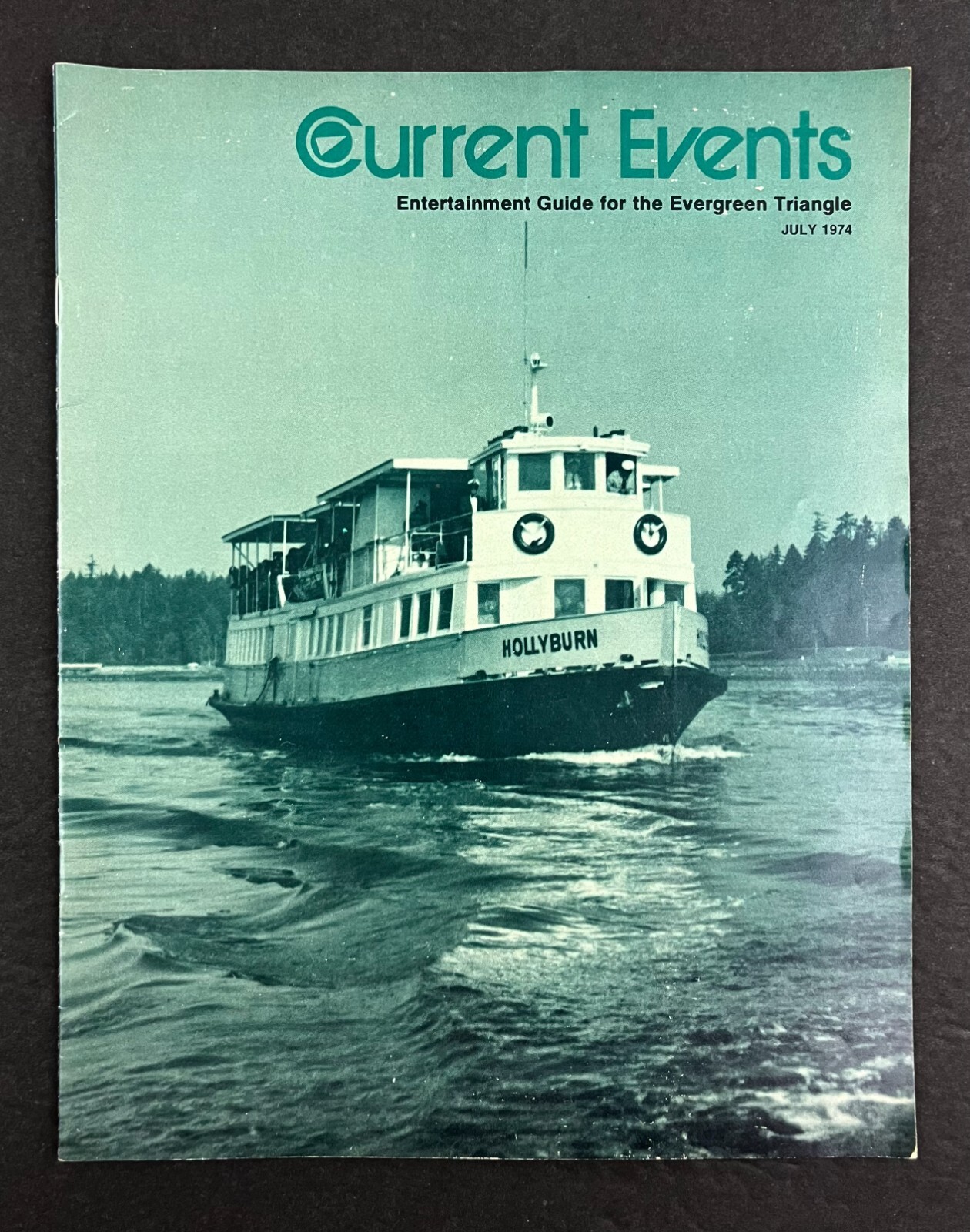 1974 Evergreen Triangle Vancouver Canada Vintage Entertainment Travel Guide Book