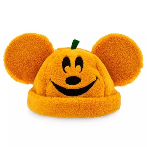Cakeworthy/Disney Mickey Mouse Halloween Pumpkin Sherpa Beanie Hat - OS