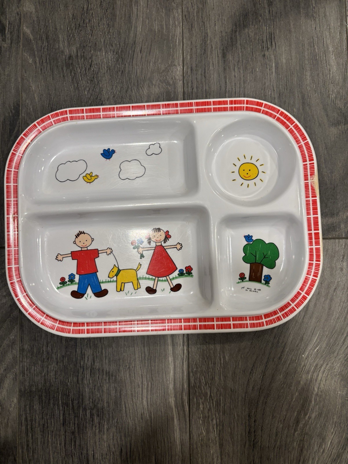 Vintage Selandia Kids Dinner Plate 