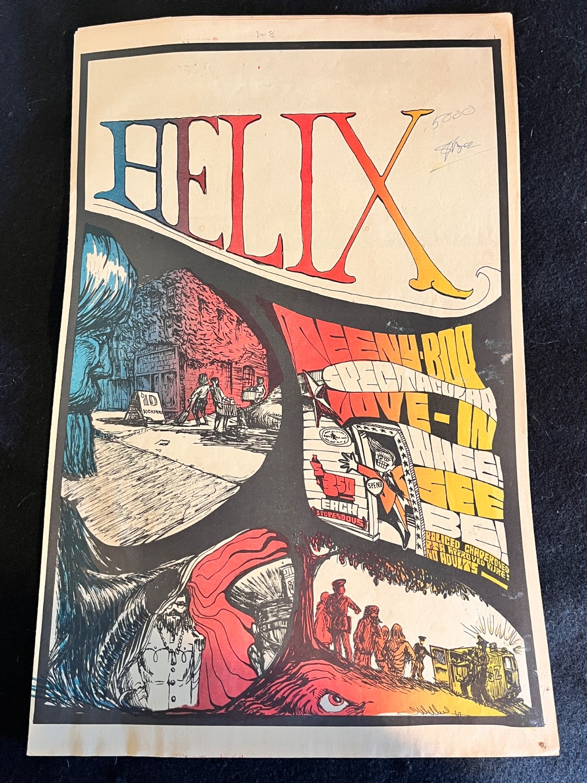 The Helix Seattle WA Vol. 1 No. 8 1967 Underground Newspaper Peace/War The Helix Seattle WA Vol. 1 No. 8 1967 Underground Newspaper Peace/War