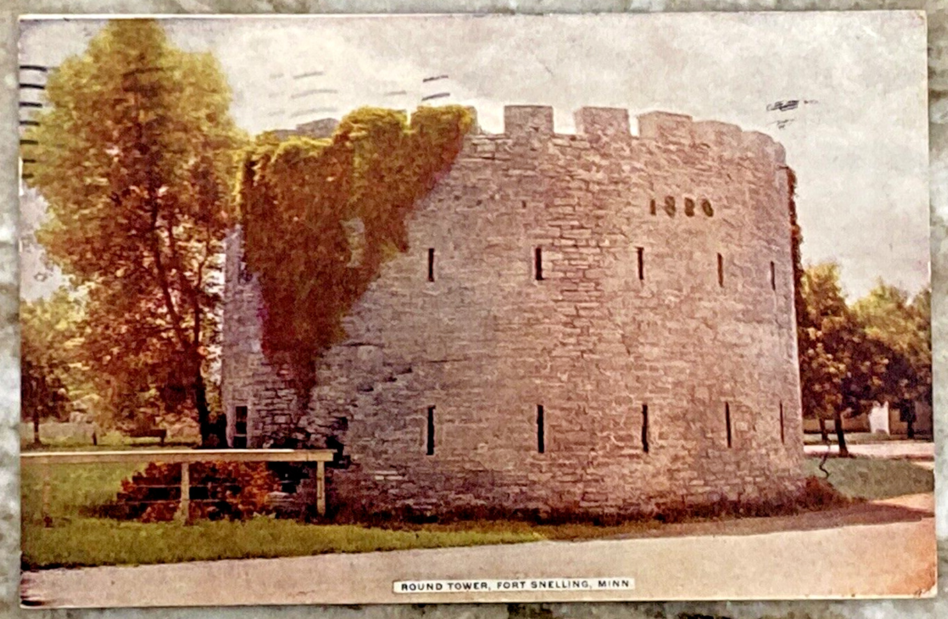Round Tower Fort Snelling St. Paul Minnesota 1909 DB Postcard 3592