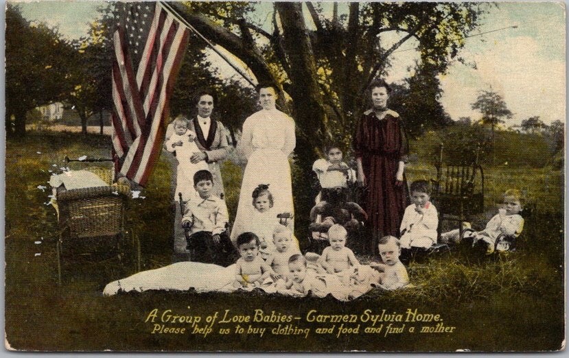 c1910s Orphanage Postcard \