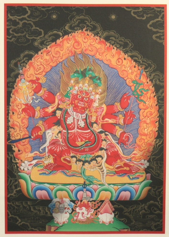 Thangka, Hayagrīva, Tamdin Print