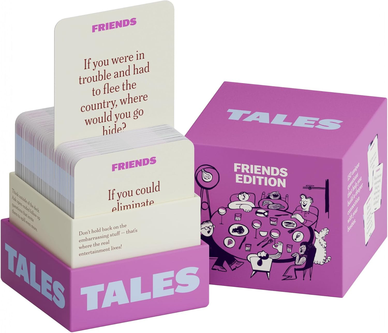150 Conversation Cards, Friends Edition, Get to Know Your Friends