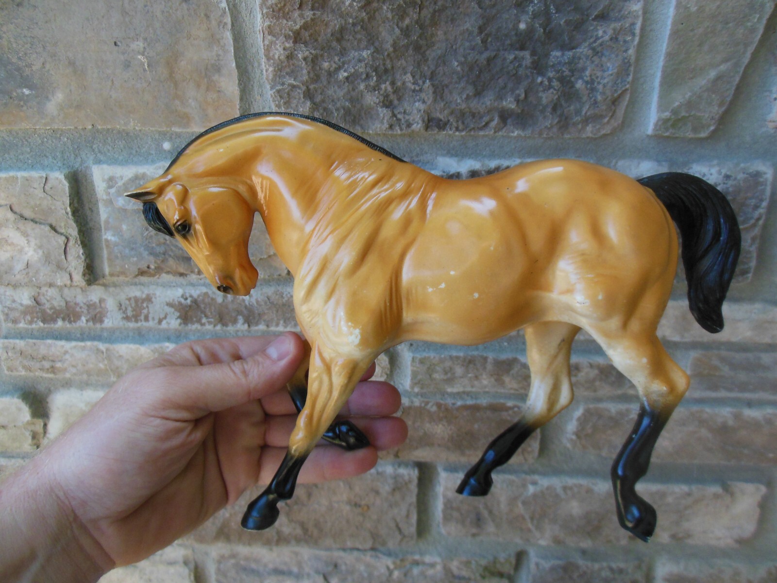 * RARE * Vintage Hartland 11” Buckskin QUARTER HORSE GORGEOUS