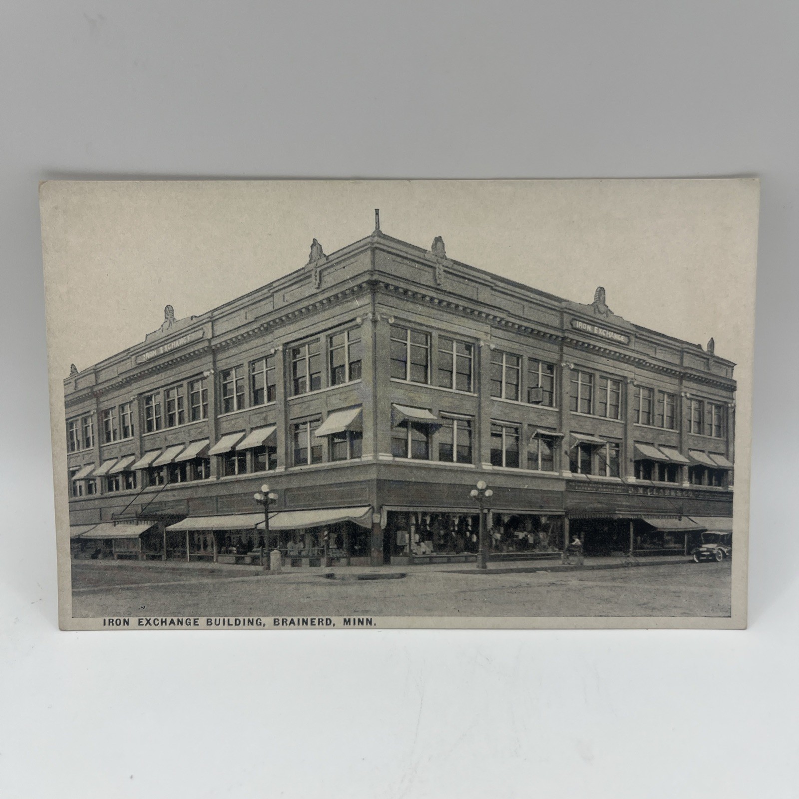 Iron Exchange Building, Brainerd, Minnesota Postcard