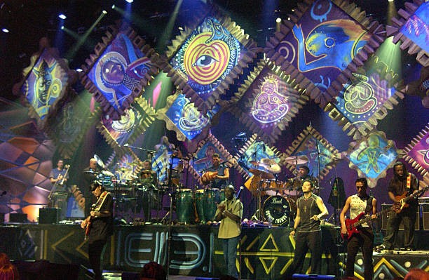 Santana Band at Carlos Santana Friends Play A&E\'s Live By Request - Old Photo 1
