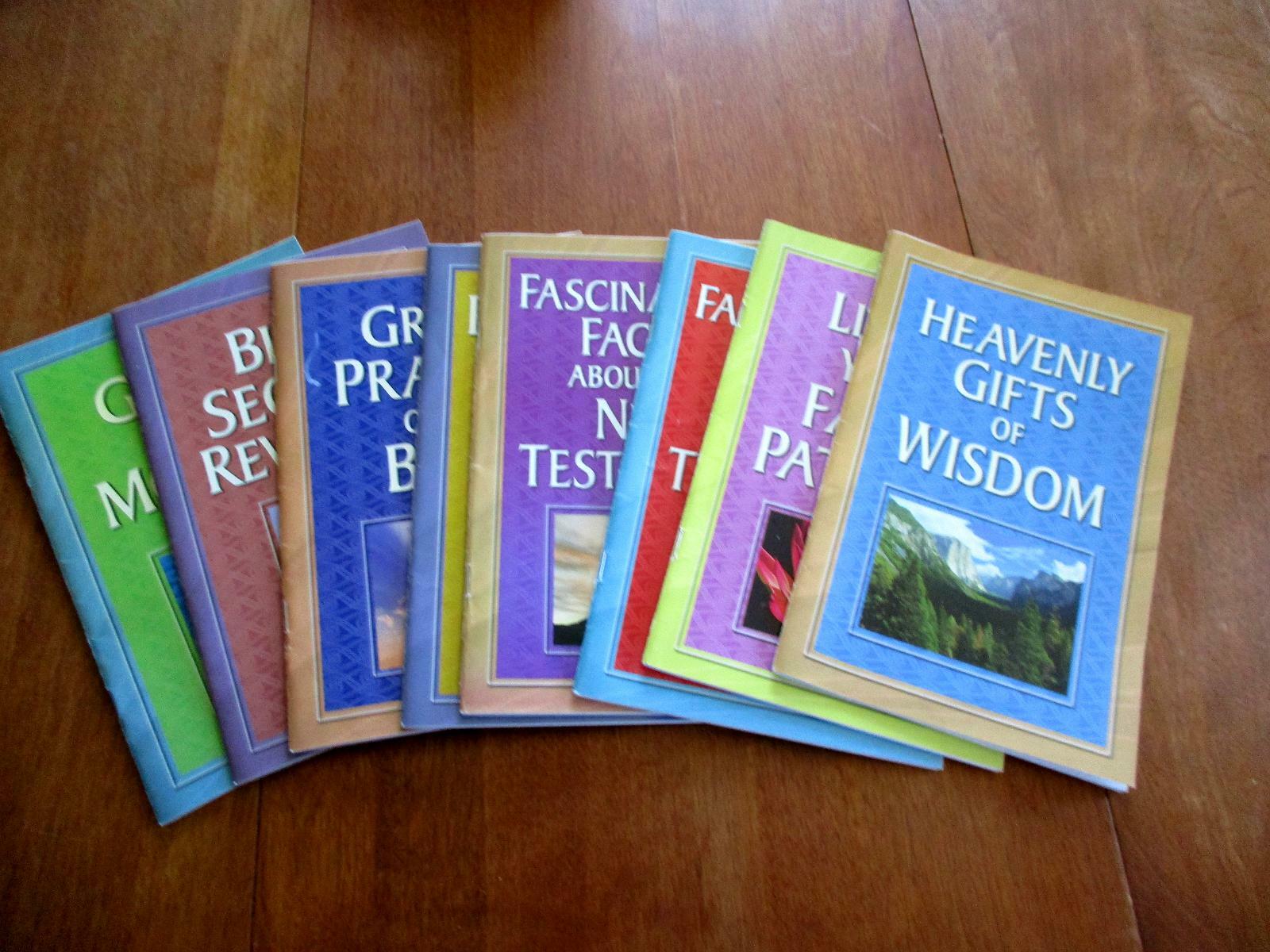 Lot of 8 Christian Booklets from Publications International, LTD, 32 pages each