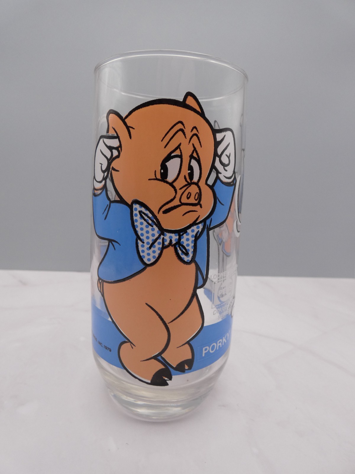 Porky Pig Looney Tunes 1979 Pepsi Bugs Bunny Vintage Collector Series Glass