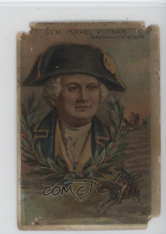 1911-12 ATC Men and Women of History T68 Miners Extra General Israel Putnam 1dm4